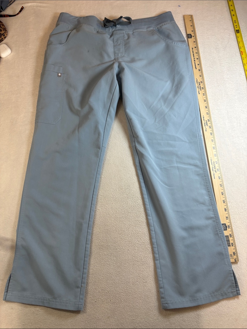 Figs Women's Slate Blue Relaxed Scrub Pants